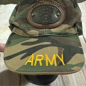 Vintage Camouflage USA Army Trucker adjustable Cap